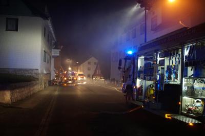 Schonach: Dachstuhlbrand in einem Mehrfamilienhaus 